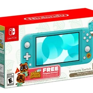 New Nintendo Switch Lite (Timmy & Tommy’s Aloha Edition) W Animal Crossing